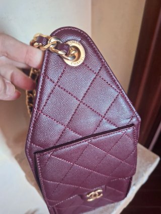 Borsa Chanel Trapuntata Viola