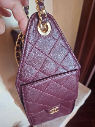 Borsa Chanel Trapuntata Viola