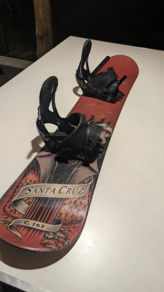 Tabla de Snowboard Santa Cruz 157