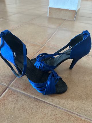 Zapatos de Salsa Azules