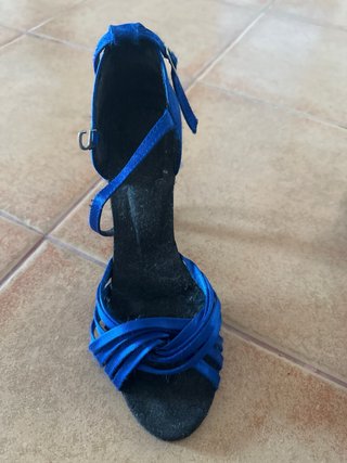 Zapatos de Salsa Azules
