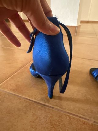 Zapatos de Salsa Azules