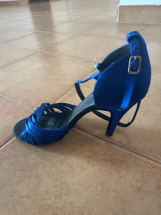 Zapatos de Salsa Azules