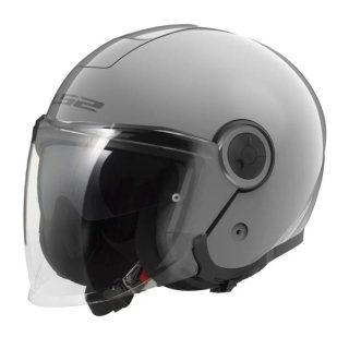 Casco LS2 OF620Gris Perlado, negro mate, azul mate
