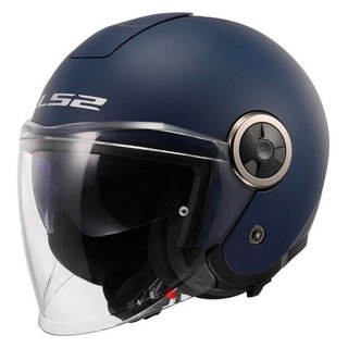 Casco LS2 OF620Gris Perlado, negro mate, azul mate