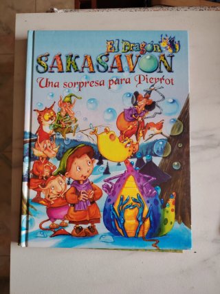 3 cuentos infantiles tapa dura,EL DRAGON SAKASAVON