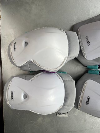 Patines Quad Blancos con Detalles Rosas
