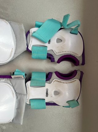 Patines Quad Blancos con Detalles Rosas
