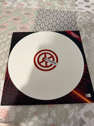 Vinilo de Control Traktor Scratch MK2 Blanco