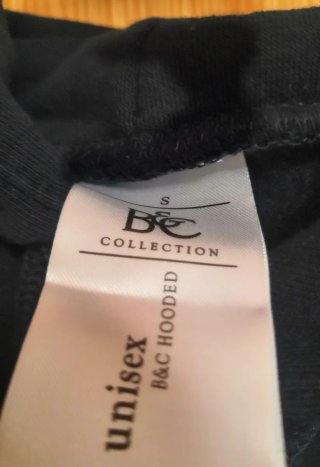 Sudadera con capucha y bolsillo azul marino