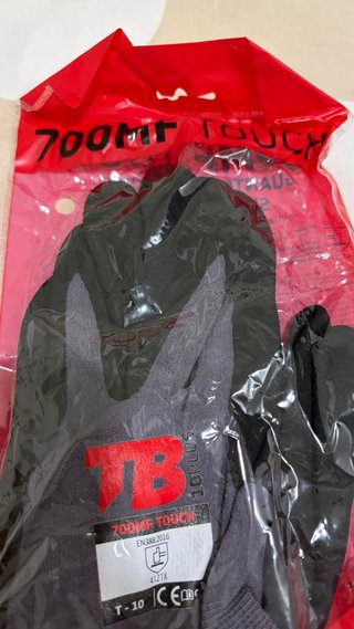 Guantes Nylon Trabajo 700MF TOUCH T-10