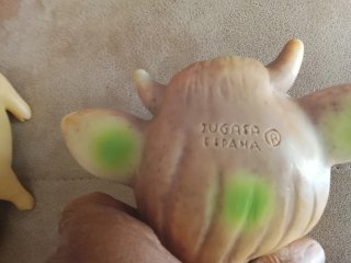 muñecos antiguos de goma