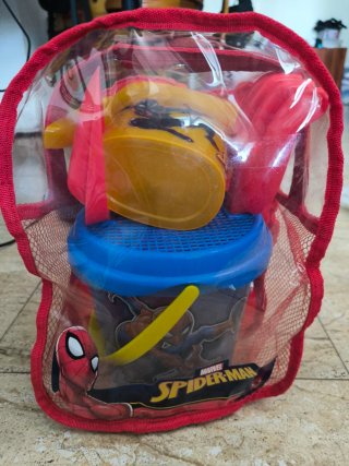 Set Cubo Playa Spiderman Marvel