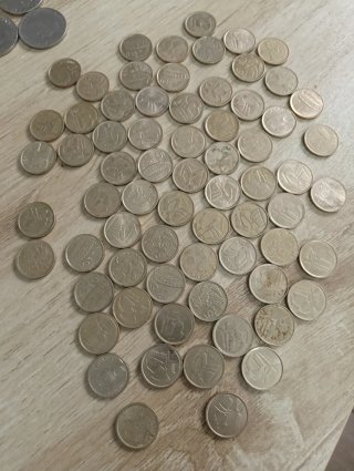 Lote de 9 Monedas de Pesetas Españolas