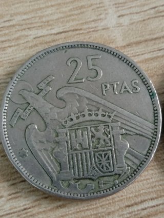 Lote de 9 Monedas de Pesetas Españolas