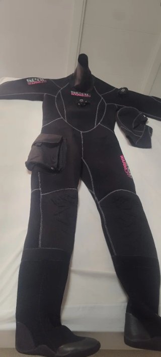 Traje seco de neopreno de mujer SEAC Talla M
