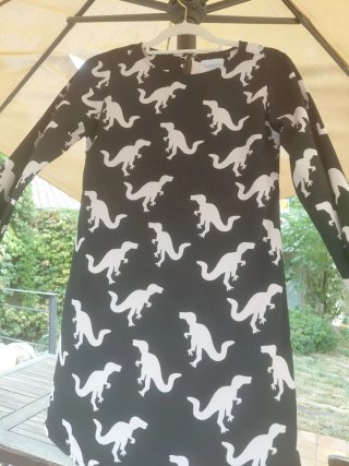 Vestido Compañía Fantástica Negro Talla XS