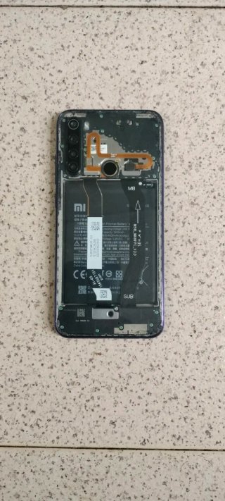 Móvil Xiaomi REDMI NOTE 8...carcasa transparente..