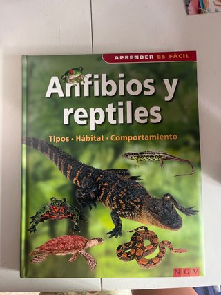 libro infantil de anfibios y reptiles
