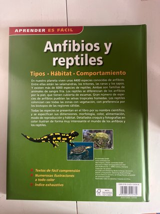 libro infantil de anfibios y reptiles