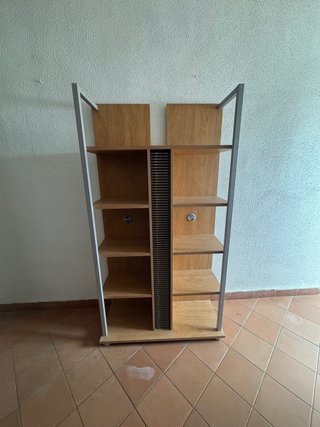 Estantería con Baldas y Soporte para CDs