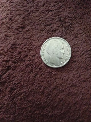Moneda Francesa 10 Francos 1932 de Plata
