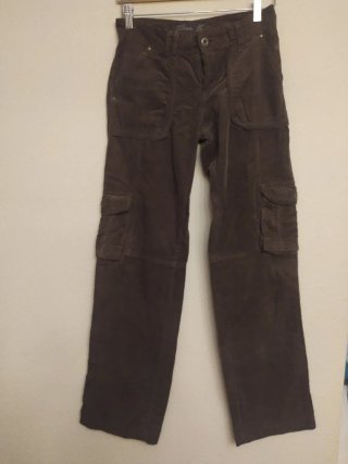 Pantalón de pana marrón mujer