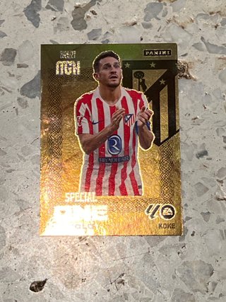 Cromo Panini Special One Gold Koke