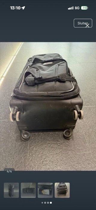 Maleta Grande Scicon 110L Negra