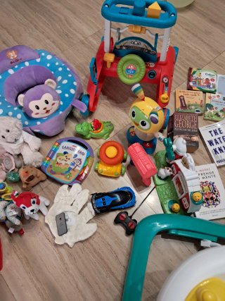 Lote de Juguetes y Libros Infantiles