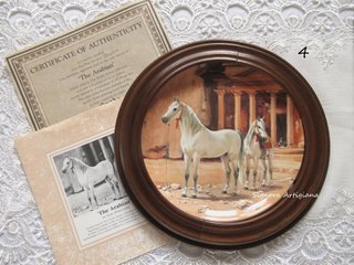 Piatto Cavalli N4. Porcellana Spode Bradex.