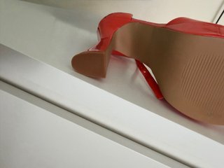 Sandalias tacón ALDO naranja T36