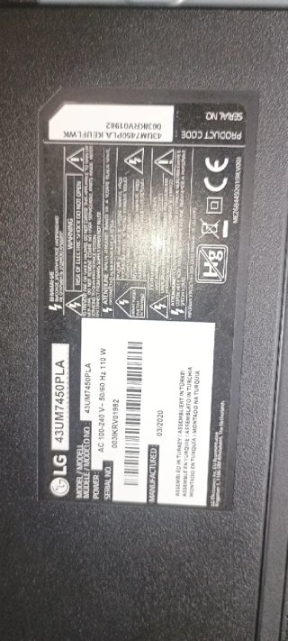 Placa base LG 43UM7450PLA