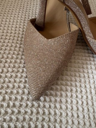 Tacones Catwalk Dorados y Plateados