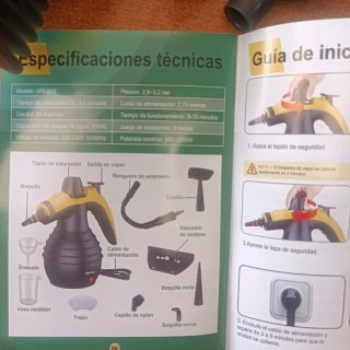 Mini vaporeta limpieza