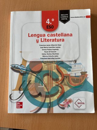 Lengua castellana y Literatura 4o ESO