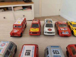 Lote 26 maquetas rally Bburago 1/43 Made in Italy