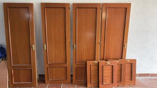 Armario de 4 Puertas de Madera