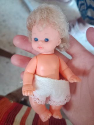Muñeca bebé 11cm años 70