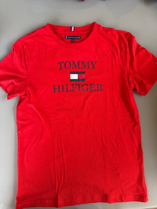 Camiseta Roja Tommy Hilfiger Talla S unisex