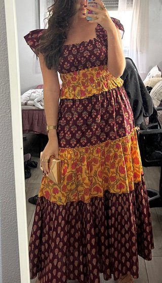 Vestido Largo Estampado