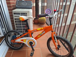 Bicicleta infantil DTB Speed 160 Naranja