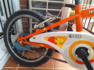 Bicicleta infantil DTB Speed 160 Naranja