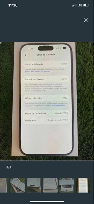 iPhone 15 Pro natural titanio