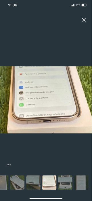 iPhone 15 Pro natural titanio