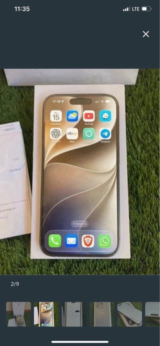iPhone 15 Pro natural titanio