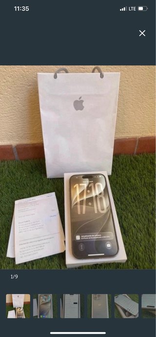 iPhone 15 Pro natural titanio