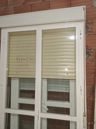 2 Balconeras 109x226cm Cristal Normal