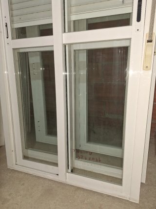 2 Balconeras 109x226cm Cristal Normal