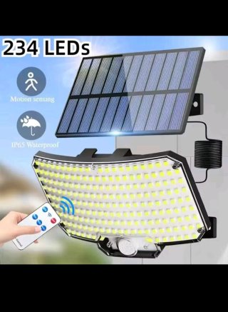 Foco Solar LED con Sensor de Movimiento
